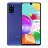 blå Samsung Galaxy A41