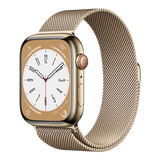 Apple Watch Series 7 4G - Rostfritt Stål/Milanese Loop