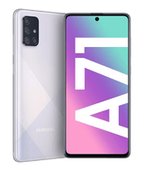 silver Samsung Galaxy A71