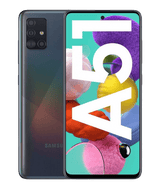 svart Samsung Galaxy A51