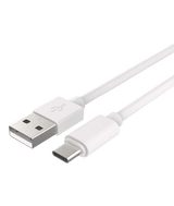 Laddningskabel USB till USB-C vit