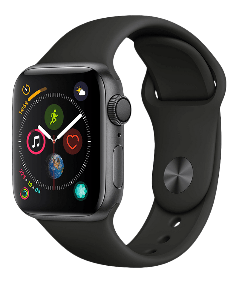 Apple Watch Series 4 4G Rostfritt stål  med Sport Band