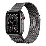 Apple Watch Series 5 4G - Rostfritt Stål/Milanese Loop