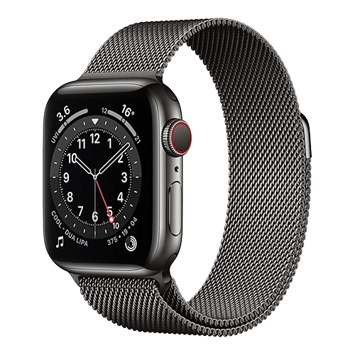 Apple Watch Series 5 4G i Rostfritt Stål med Milanese Loop