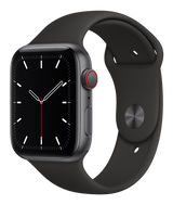 Apple Watch SE 4G Aluminum with a Black Sport Band