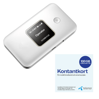 Huawei E5785-330 4G + Telenor kontantkort - Mobilt bredband 100 GB