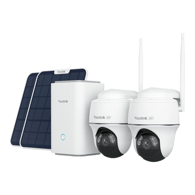 Reolink Hub with 2x Argus PT Ultra 2x Solar Panel