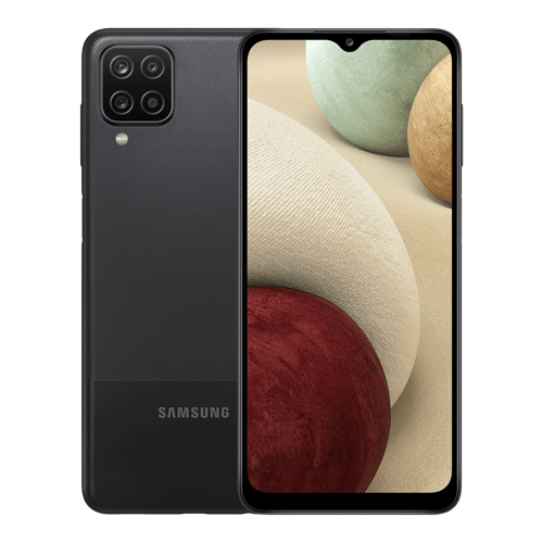 svart Samsung Galaxy A12
