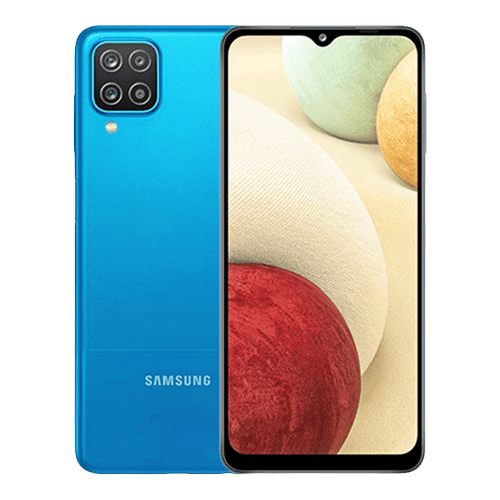 blå Samsung Galaxy A12