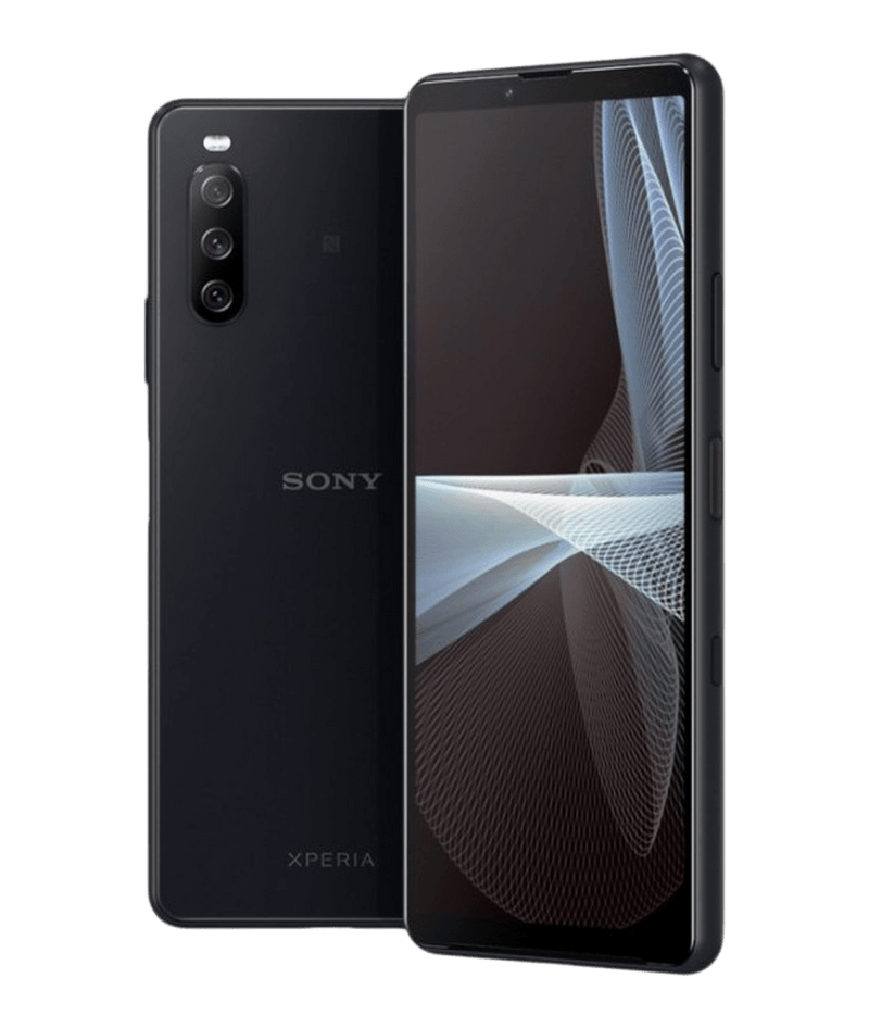 svart Sony Xperia 10 III