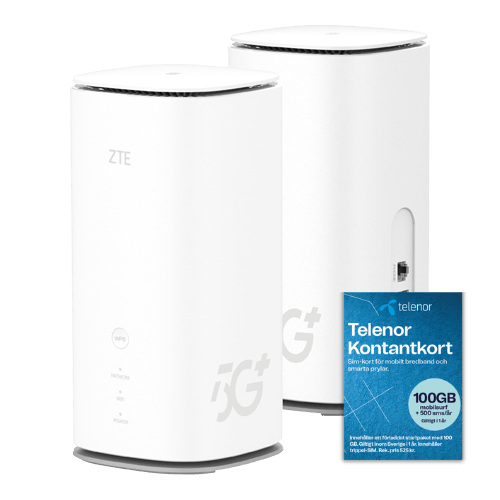 ZTE MC888 Ultra 5G-Router + Telenor kontantkort 100GB