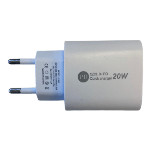 Strömadapter 2in1 USB och USB-C