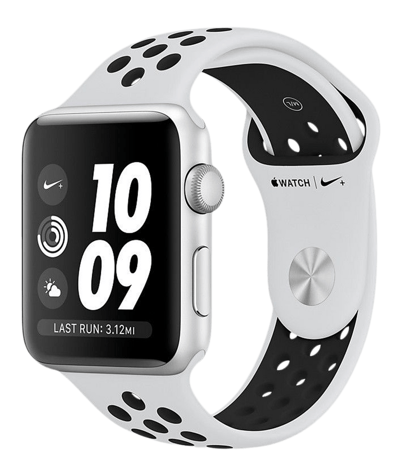 Apple Watch Series 5 4G Aluminium med Nike Sport Band vit