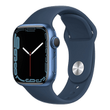 Apple Watch Series 7 4G med blått Sport Band