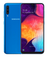 Samsung Galaxy A50 blå