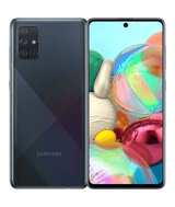 Samsung Galaxy A71 svart
