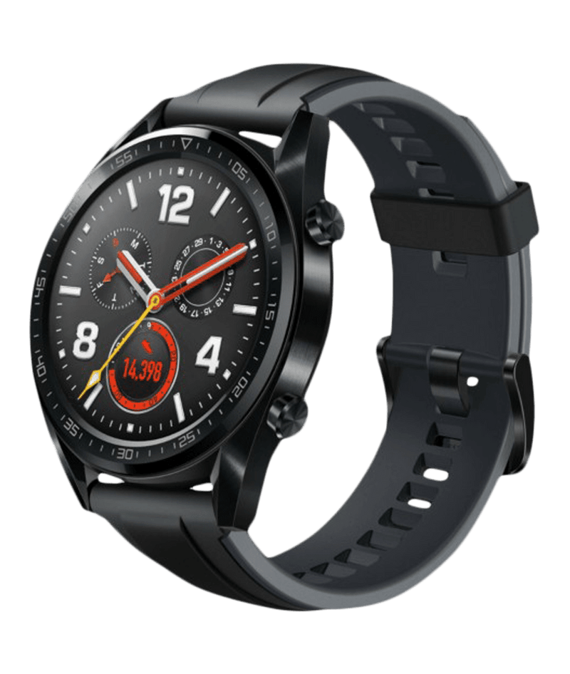 Huawei Watch GT i svart med svart band