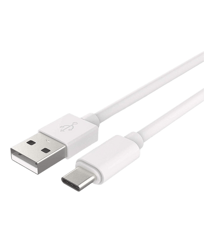 Laddningskabel USB till USB-C vit