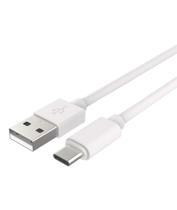 Laddningskabel USB till USB-C vit