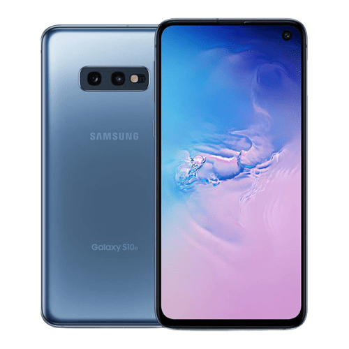 blå Samsung Galaxy S10e