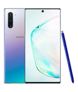 silver Samsung Galaxy Note 10
