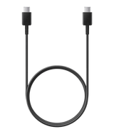 black USB-C to USB-C charging cable